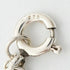 Heart Link Lariat Pendant Necklace Sterling Silver