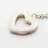 Heart Link Lariat Pendant Necklace Sterling Silver