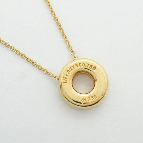 Pendant Necklace Platinum and 18K Yellow Gold with Diamond