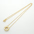 Pendant Necklace Platinum and 18K Yellow Gold with Diamond