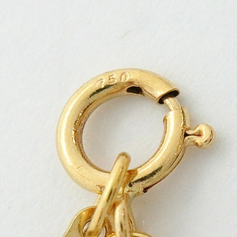 Pendant Necklace Platinum and 18K Yellow Gold with Diamond