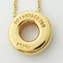 Pendant Necklace Platinum and 18K Yellow Gold with Diamond