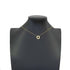 Pendant Necklace Platinum and 18K Yellow Gold with Diamond