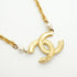 CC Logo Pendant Necklace Metal
