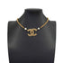 CC Logo Pendant Necklace Metal