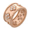 Perlee Clover Ring 18K Rose Gold with Diamond