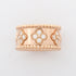 Perlee Clover Ring 18K Rose Gold with Diamond