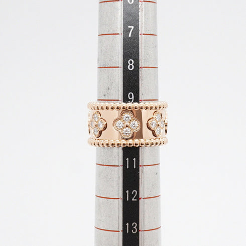 Perlee Clover Ring 18K Rose Gold with Diamond