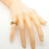 Vendome Louis Cartier Band Ring 18K Tricolor Gold