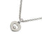 Heart Pendant Necklace 18K White Gold
