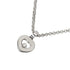 Heart Pendant Necklace 18K White Gold