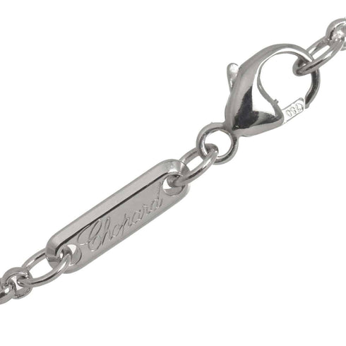Heart Pendant Necklace 18K White Gold