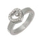 Happy Diamond Heart Ring 18K White Gold