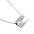 Pendant Necklace 18K White Gold 42cm With Diamond