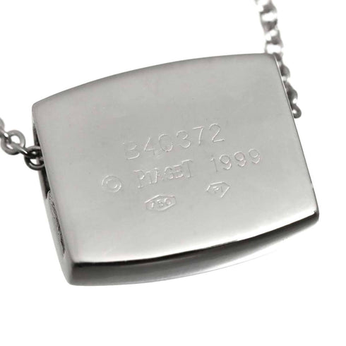 Pendant Necklace 18K White Gold 42cm With Diamond