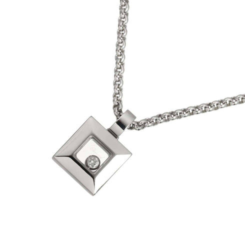 Pendant Necklace 18K White Gold