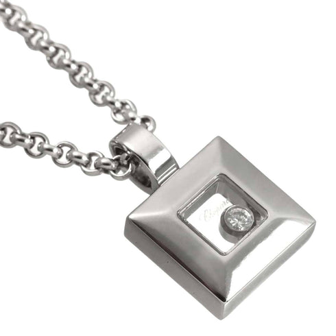Pendant Necklace 18K White Gold