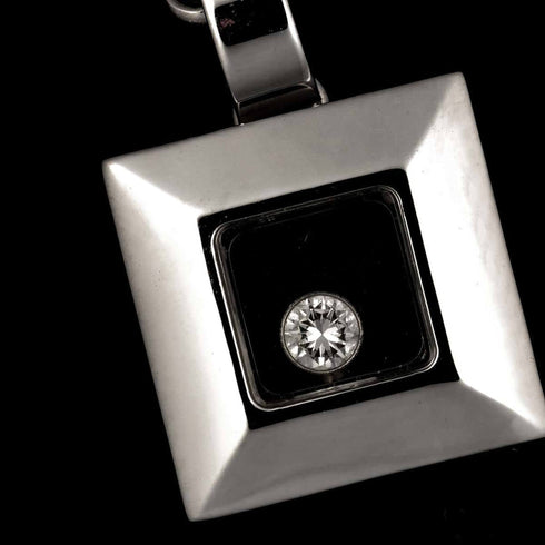 Pendant Necklace 18K White Gold