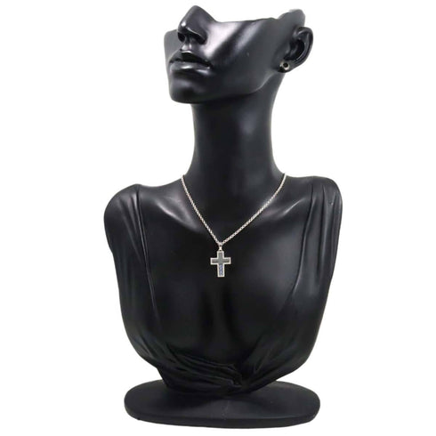 Pendant Necklace 18K White Gold 42cm