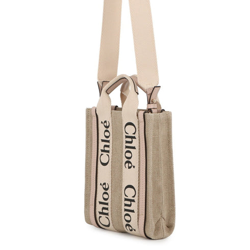 Woody Convertible Tote Canvas with Leather Small