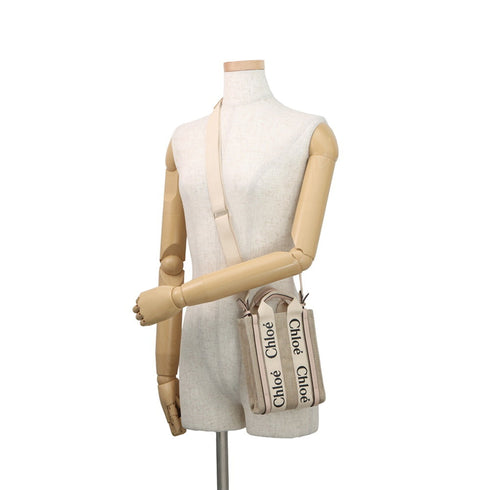 Woody Convertible Tote Canvas with Leather Small