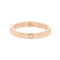 Ice Cube Band Ring 18K Rose Gold with Diamond Mini