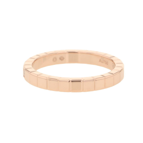 Ice Cube Band Ring 18K Rose Gold with Diamond Mini