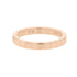 Ice Cube Band Ring 18K Rose Gold with Diamond Mini
