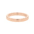 Ice Cube Band Ring 18K Rose Gold with Diamond Mini
