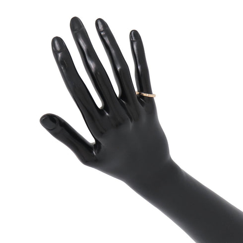 Ice Cube Band Ring 18K Rose Gold with Diamond Mini