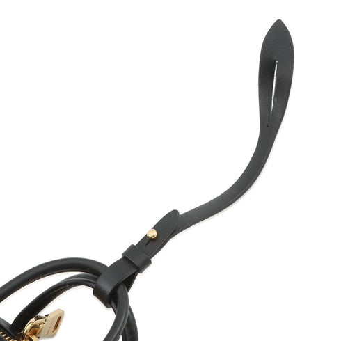 Handbag Charm Leather Black