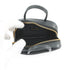 Handbag Charm Leather Black
