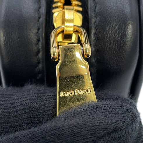 Handbag Charm Leather Black