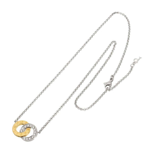 Pendant Necklace 18K White Gold and 18K Yellow Gold