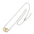 Pendant Necklace 18K White Gold and 18K Yellow Gold