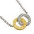 Pendant Necklace 18K White Gold and 18K Yellow Gold