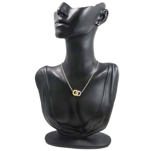 Pendant Necklace 18K White Gold and 18K Yellow Gold