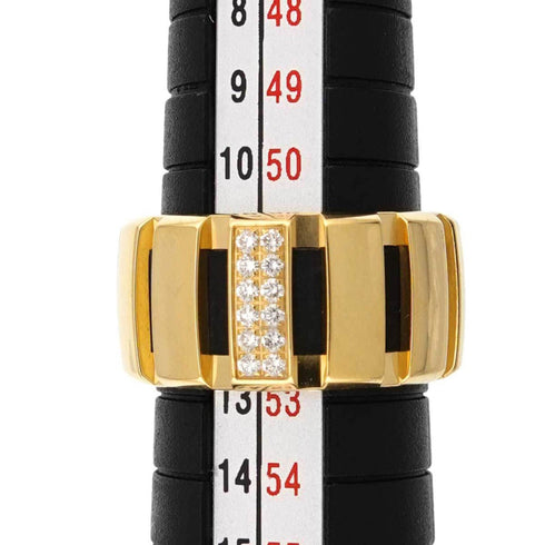Class One Ring Rubber and 18K Yellow Gold Medium