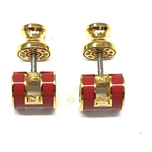 Earrings Lacquer and Metal