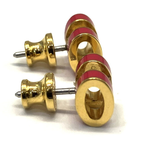 Earrings Lacquer and Metal