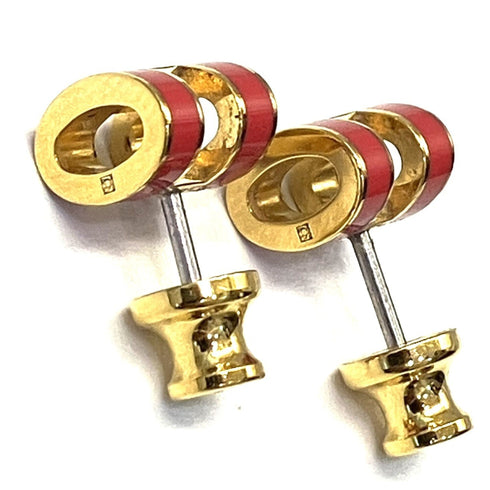 Earrings Lacquer and Metal