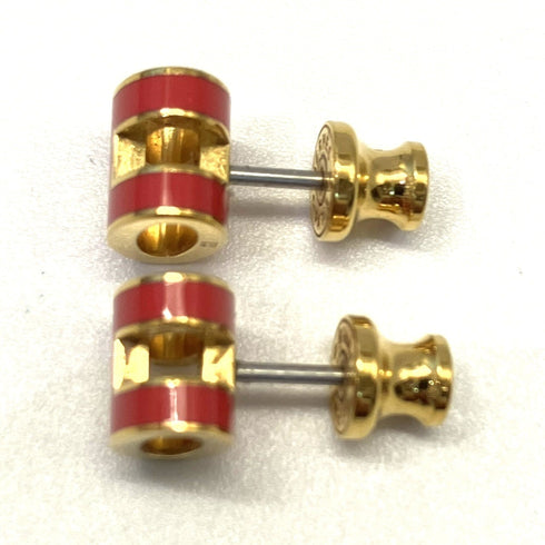 Earrings Lacquer and Metal