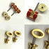 Earrings Lacquer and Metal