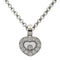 Pendant Necklace 18K White Gold and Diamond