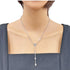 Pendant Necklace 18K White Gold With Diamond