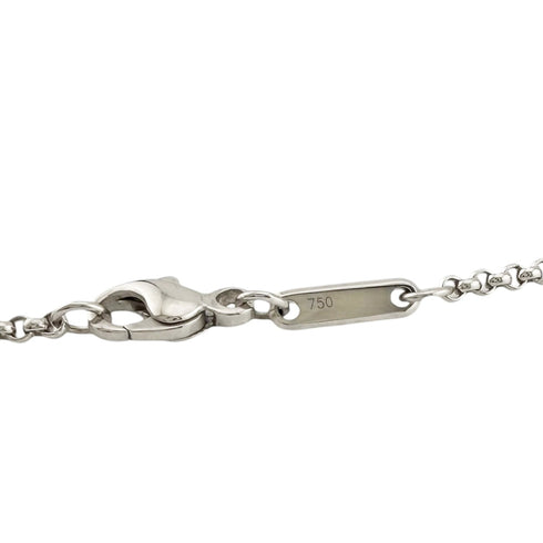 Pendant Necklace 18K White Gold With Diamond