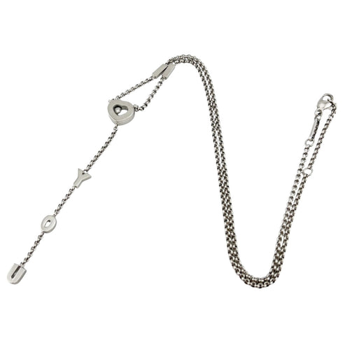 Pendant Necklace 18K White Gold With Diamond