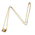 Quatre Pendant Necklace 18K Tricolor Gold