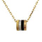 Pendant Necklace 18K Rose Gold and 18K Yellow Gold