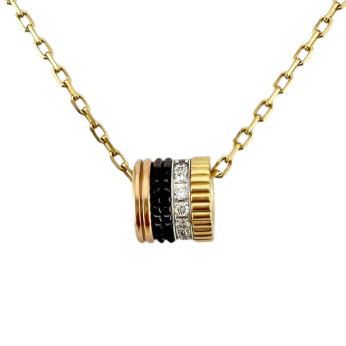 Pendant Necklace 18K Rose Gold and 18K Yellow Gold